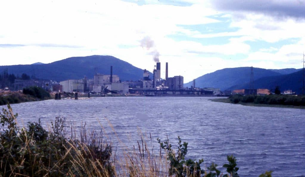 Port Alberni Pulp Mill in 1967