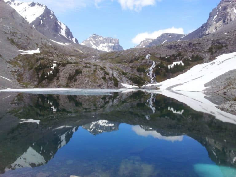 Lower Headwall Lake at Peter Lougheed Provincial Park (C Loewen @Loewen_Ecology)